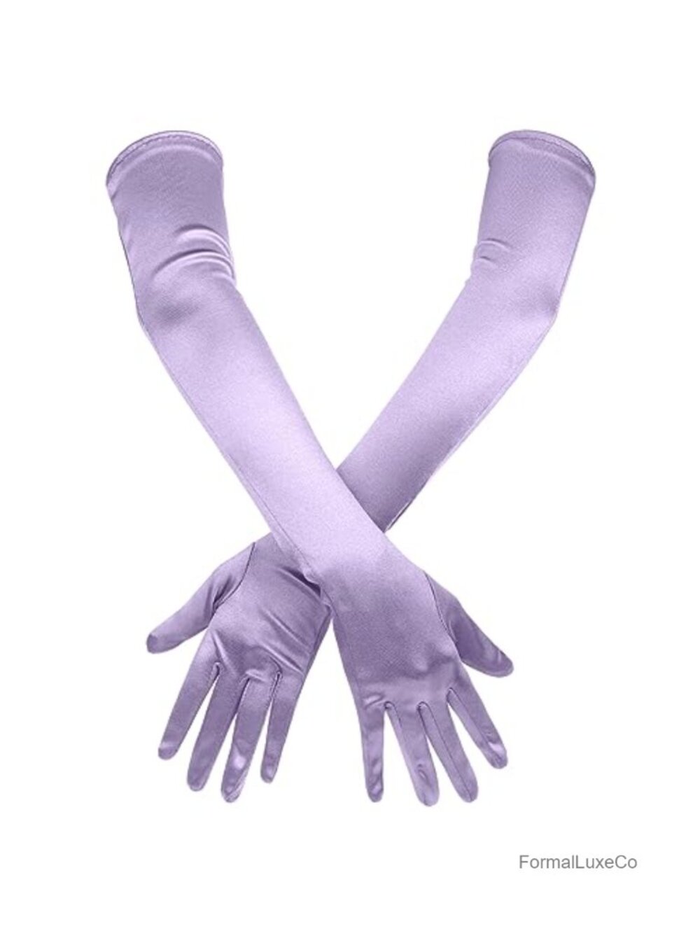 21 Inch Long Satin Elbow Gloves Stretchy Opera Party Evening Gloves